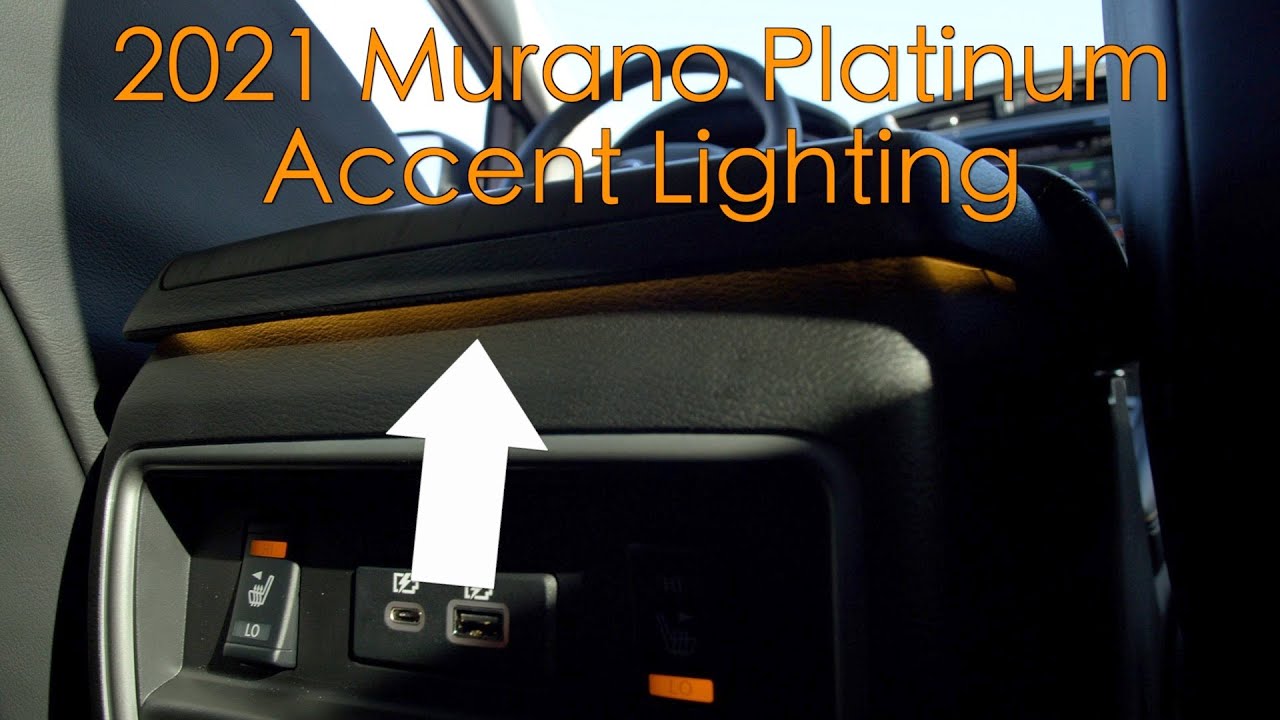 2021 Nissan Murano PlatinumAccent LightingNissan of Cookeville YouTube