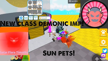Saber Simulator Sun Pets! Demonic Imp Class! Update!