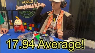 17.94 FTO Average! (5th at Worlds)