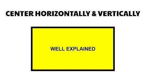 How to Center a Div Horizontally and Vertically? | Well Explained