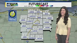 Temperatures in the 50s tonight