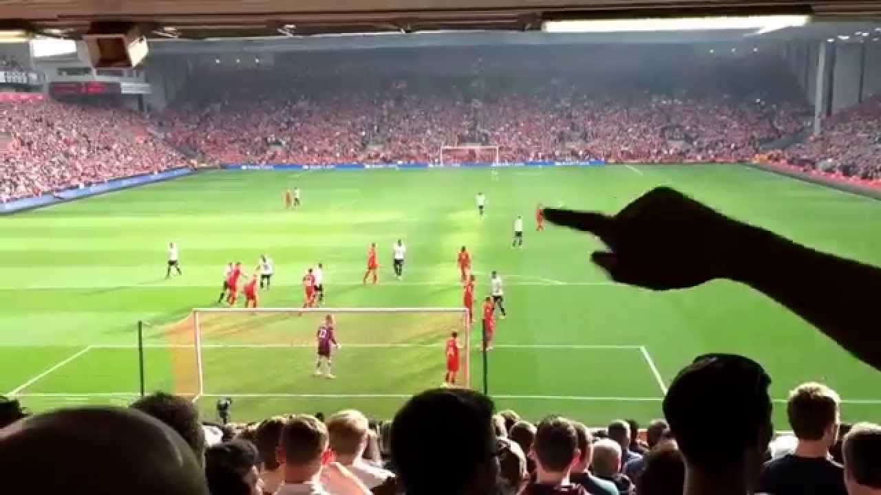 'Its only 40' Tottenham Hotspur away fans at Liverpool YouTube