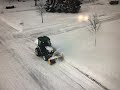 #61 John Deere 3046R Cab Tractor, Mavic Air Drone, Snow Storm Snow Blowing 1-20-19