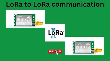 LoRa to LoRa serial communication with the LoRa E32 module