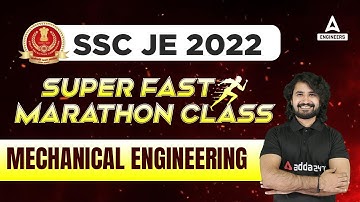 SSC JE 2022 | SSC JE Mechanical Engineering Marathon | By Shivam Sir