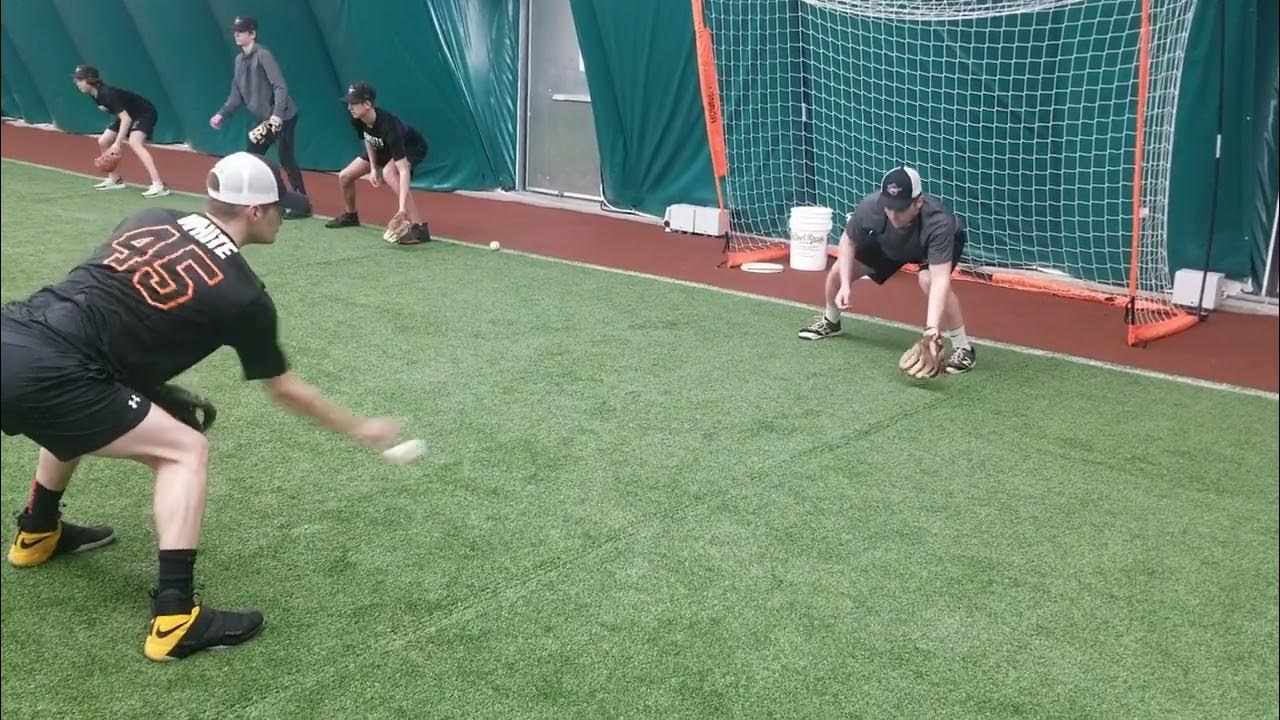 5 Glove Short Hop Forward Glove Side YouTube