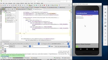 Sets the height of collapsed bottom sheet