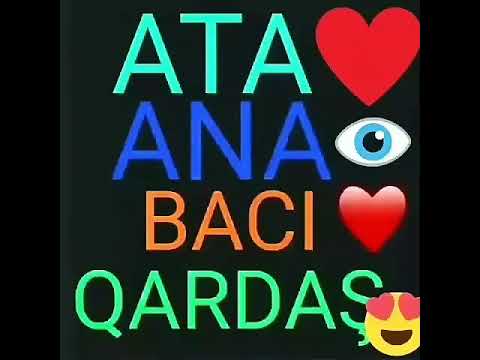 Ata!. Ana!, Bacı!' Qardaş!-