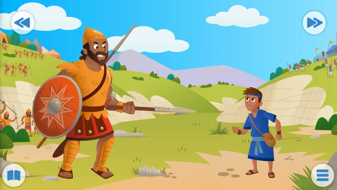 Bible for kids Wherever You Go, A Voice in the Night, Stones Slings