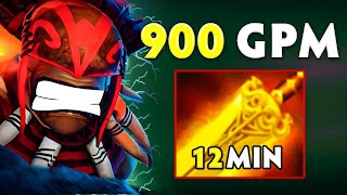 Insane 12Minutes Radiance Bloodseeker🔥900GPM IMBA DPS Damage Bloodstone + Aghanim Builds