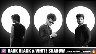 Picsart Dark Shadow Black and White Photo Editing Tutorial || Black and White Photo Editing Picsart