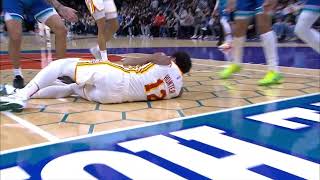 Kelly Oubre Jr. commits a DIRTY FOUL on DeAndre Hunter and gets EJECTED