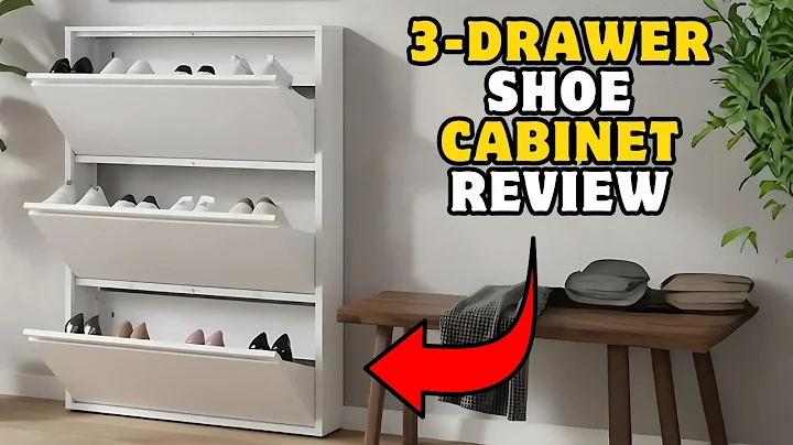Slim Shoe Cabinet Review | Hidden 3-Drawer Shoe Storage for Entryway 2025