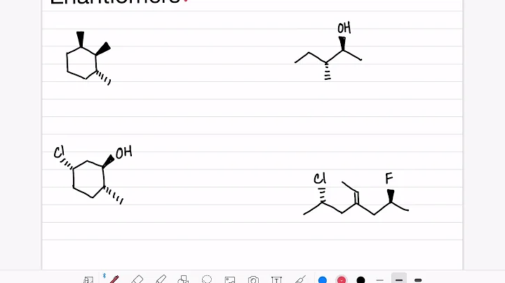 51: Drawing enantiomers