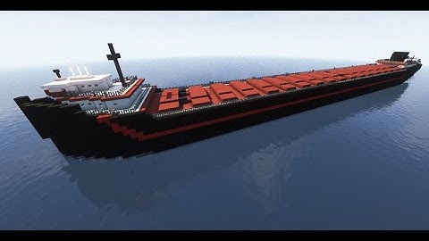 Steamship William G Mather in Minecraft