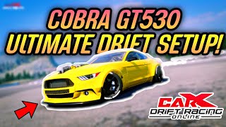 CarX Drift Racing PS4 - Best Cobra GT530 Ultimate Drift Setup (Updated)