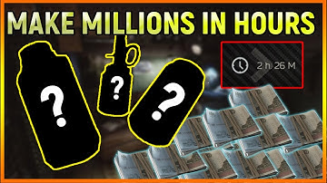 ESCAPE FROM TARKOV | HOW TO PROFIT USING THE HIDEOUT! MAKE MILLIONS!