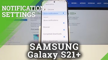 Customize Notifications - SAMSUNG Galaxy S21+ & Notification Settings