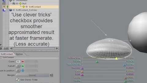 SoftContact deformer for messiah:studio