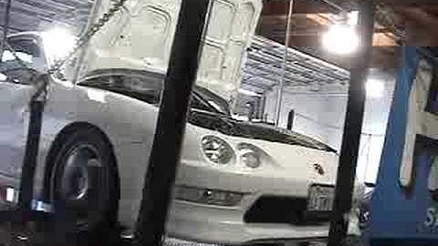 Acura Integra On Dyno Sick Vtec Cross Over