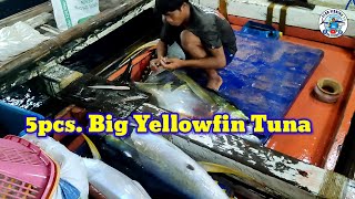 Tuna Season Ep1 Part2 || 5pcs. Big Yellowfin Tuna || Napakahirap hilain mga isda nato!!