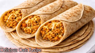 এই তীব্র গরমে কম তেলে ওটস দিয়ে হালকা সুস্বাদু জলখাবার | Oil Free Oats Breakfast in 10 Mins  |Tiffin screenshot 4