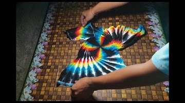 SWITCH BACK SPIRAL TIE DYE | TIE DYE REVEAL