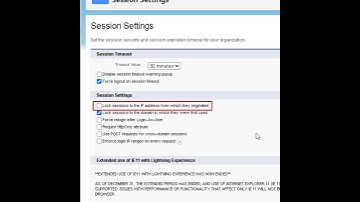 What are the various settings you can implement for user sessions in your org? [Part - 1]