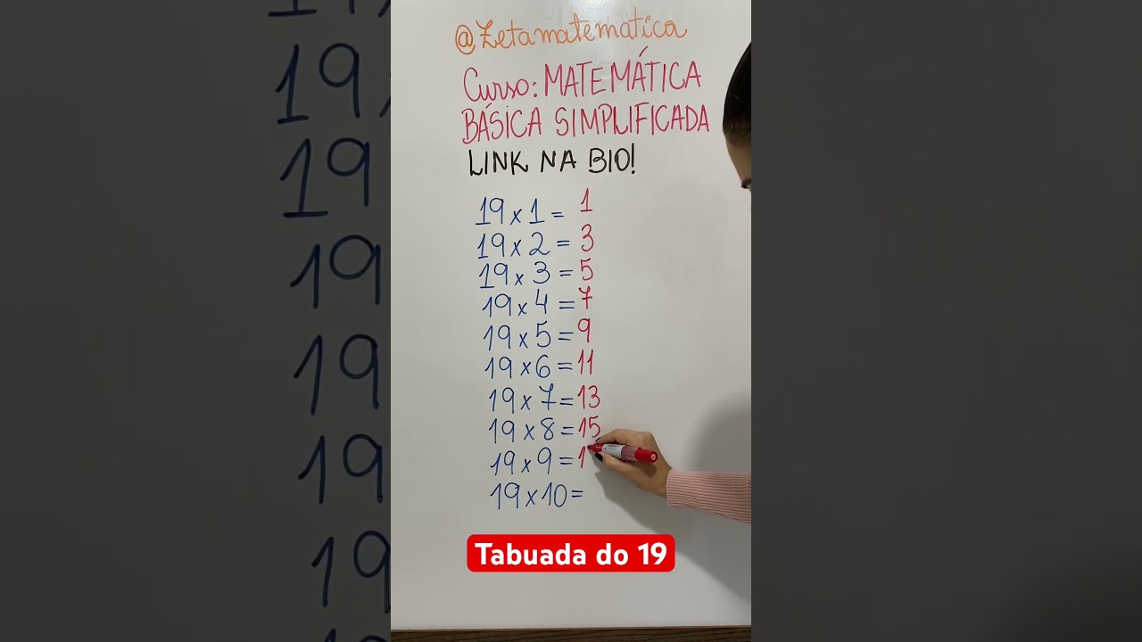 Tabuada - Matemática Enem