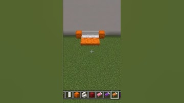 Minecraft Orange Shulker Box Queen Bed Tutorial 🛏️🍊 #minecraftbed #shorts