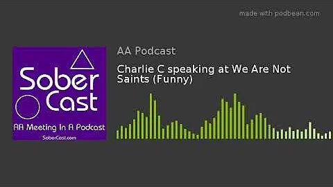 Charlie C speaking at We Are Not Saints (Funny)