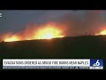 Evacuations ordered as wildfire burns 1,500 acres in Florida