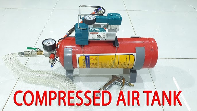 DIY How to build make your own silent air compressor - Version 2