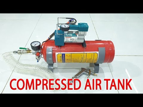 видео: Build 12Volt Compressed Air Tank using Old Fire Extinguisher