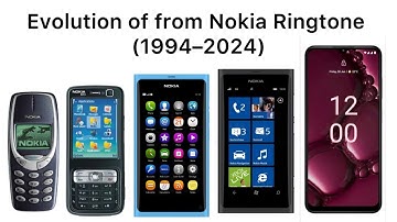 Evolution of from Nokia Ringtone (1994–2024)#nokiaringtone #smartphone