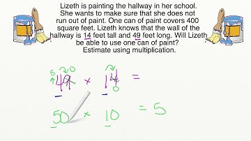 AdaptedMind Math - Estimation using Multiplication Lesson
