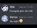 Qiqi uses discord but...