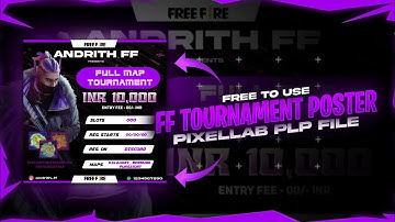 Free To Use 💥 Freefire Tournament Poster Plp File || @magno.visuals