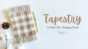 Tapestry Crochet Color Changing Method | Crochet Color Changing Series | Part 3 | Love & Stitch