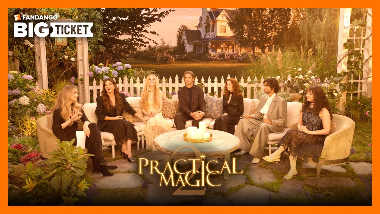 "We Know How to Party Together" Sandra Bullock, Nicole Kidman & Cast on Filming 'Practical Magic 2' thumbnail