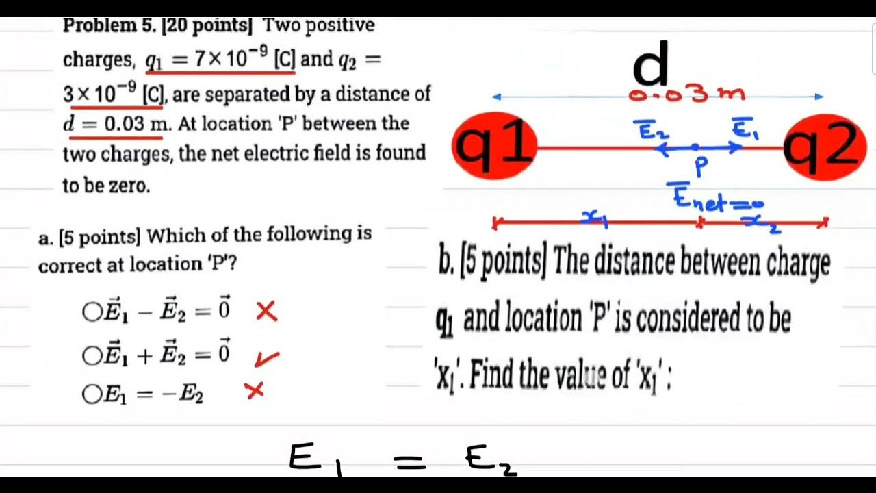 10 Physics 241 CH21 Electric Force & Field 10 P5 YouTube