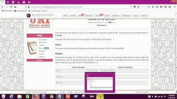 URI problem 1002 (Area of a circle) Solution in C