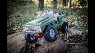 TFL Racing Ford Bronco Scale Crawler Build, Part 5, Details and First Drive, Banggood.com