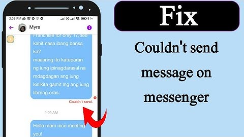 How to fix couldn
