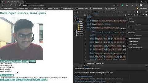 Rock Paper Scissors Lizard Spock | Browser-based Models with TensorFlow.js