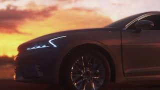 2021 Kia K5 Dynamic Theme The world’s first real time weather and time displaying instrument cluster