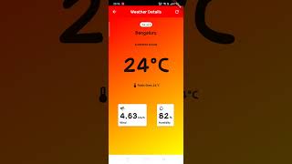 Weather App Using Flutter