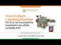Automatic Diversey Jerry Can Labeling Machine