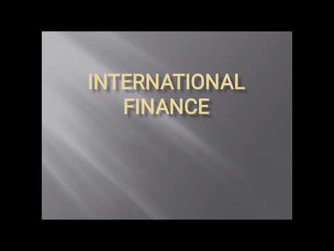 International Finance /Part1