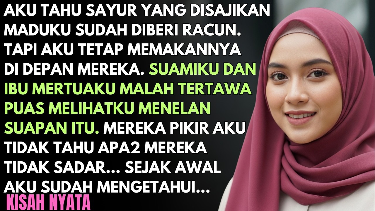 AKU PURA PURA MAKAN SAYUR BUATAN MADUKU YANG SUDAH DIBERI RACUN - SUAMI DAN IBU MERTUA MALAH TERTAWA